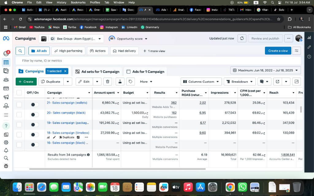 E-commerce — Meta Ads performance 6
