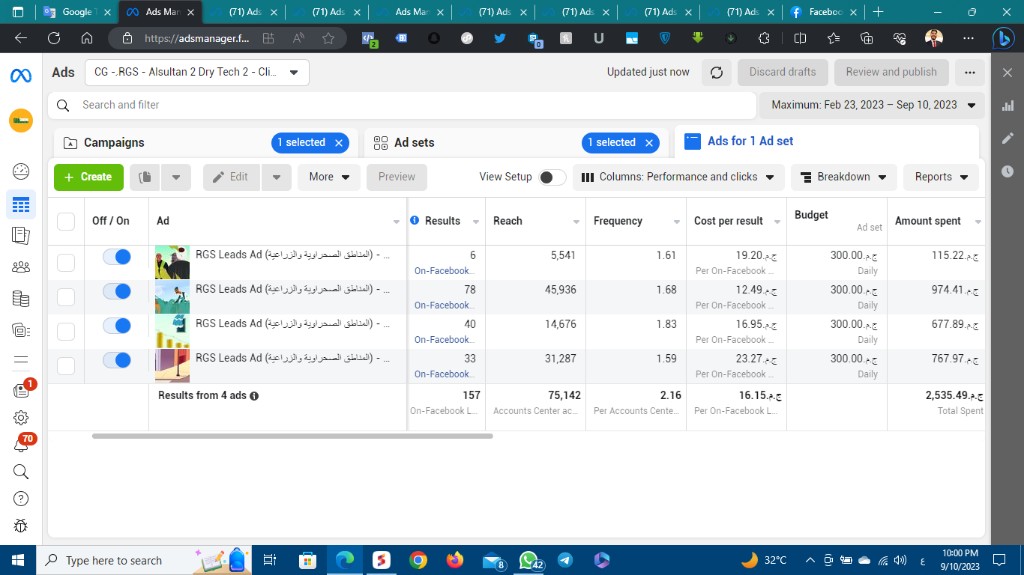 RGS — Meta Ads Manager performance 4