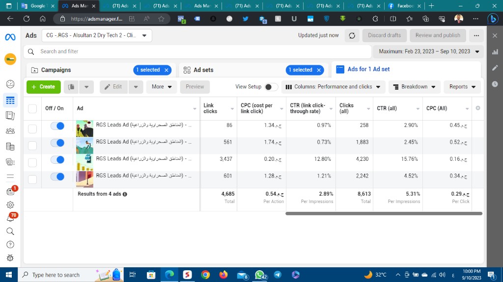 RGS — Meta Ads Manager performance 6